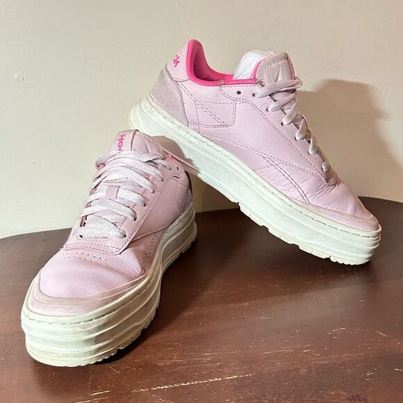 Reebok Club C Double Geo Womens US 7.5 Frost Berry - Picture 4 of 9